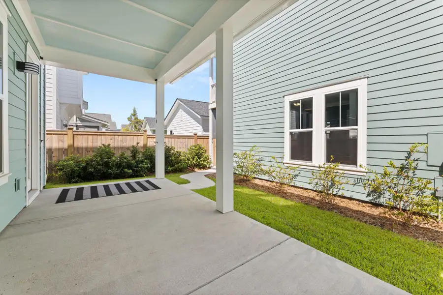 Exterior details and patio area of a home in , Summerville (Image 2). Exterior details and patio area of a home in , Summerville (Image 2).