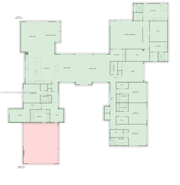 2D floor plan layout of this home in , Davie, FL (Image 6).
