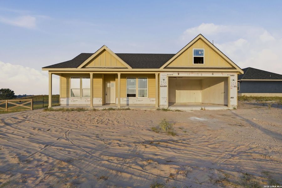 In-progress construction of a new home in Las Palomas Country Club Estates, La Vernia, TX (Image 18). In-progress construction of a new home in Las Palomas Country Club Estates, La Vernia, TX (Image 18).