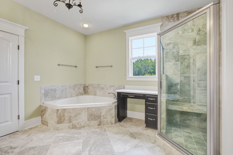 Representative furnished interior of a home built from the Ansley by Bill Clark Homes in The Sanctuary at Sunset Beach, Sunset Beach (Image 37).