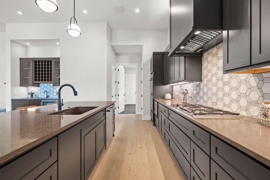 Furnished interior view inside a new home in Lakecliff on Lake Travis, Spicewood (Image 10).