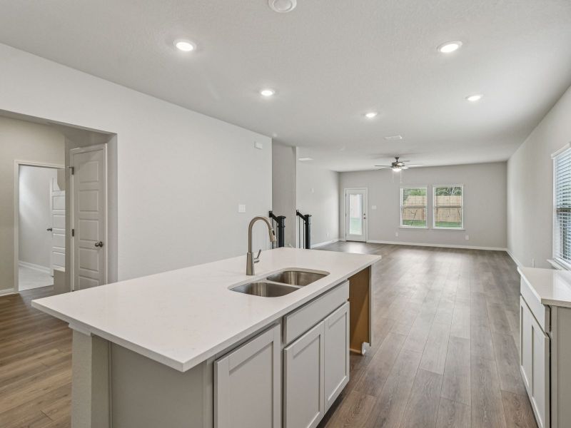 Furnished interior view inside a new home in Sagebrooke - Premier Series, San Antonio (Image 7). Furnished interior view inside a new home in Sagebrooke - Premier Series, San Antonio (Image 7).