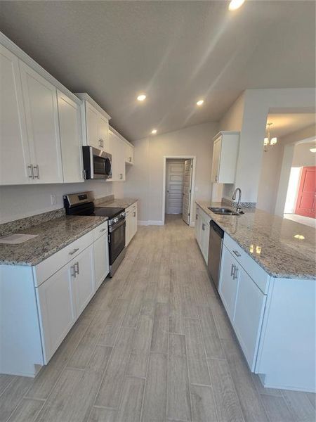 Furnished interior view inside a new home in Wyld Palms, Inverness (Image 3). Furnished interior view inside a new home in Wyld Palms, Inverness (Image 3).