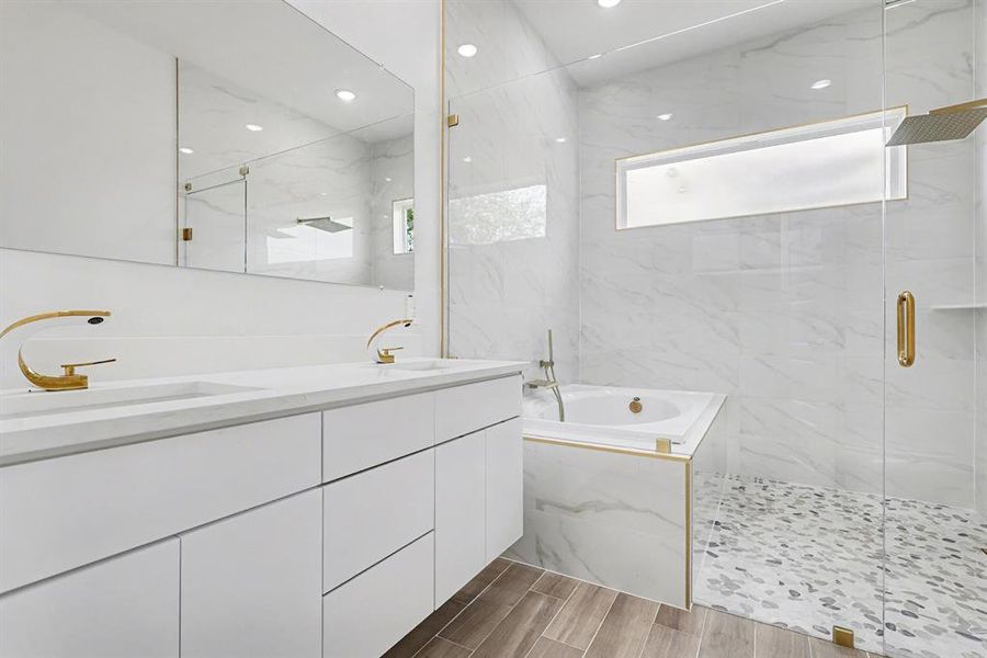 Furnished interior view inside a new home in , Dallas (Image 11). Furnished interior view inside a new home in , Dallas (Image 11).