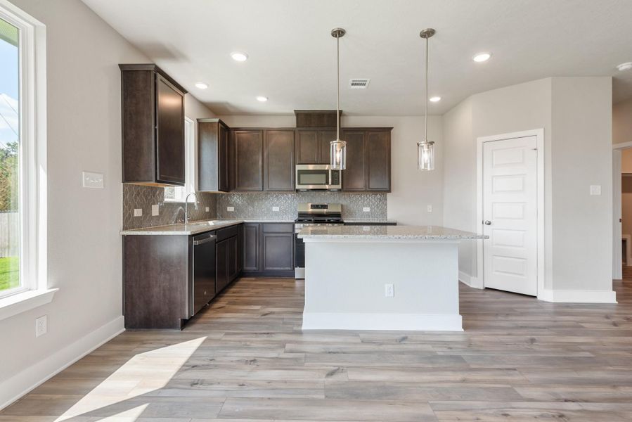 Furnished interior view inside a new home in , Brenham (Image 11).