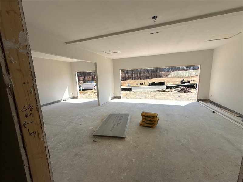 In-progress construction of a new home in , Lawrenceville, GA (Image 36).