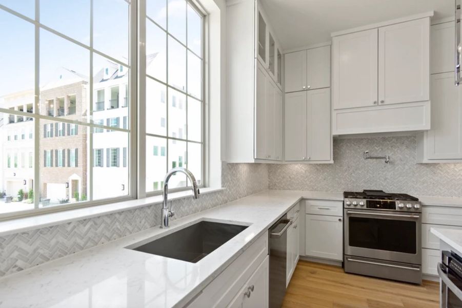 Representative furnished interior of a home built from the The Francesca by Riverway Homes in Somerset Green, Houston (Image 3).