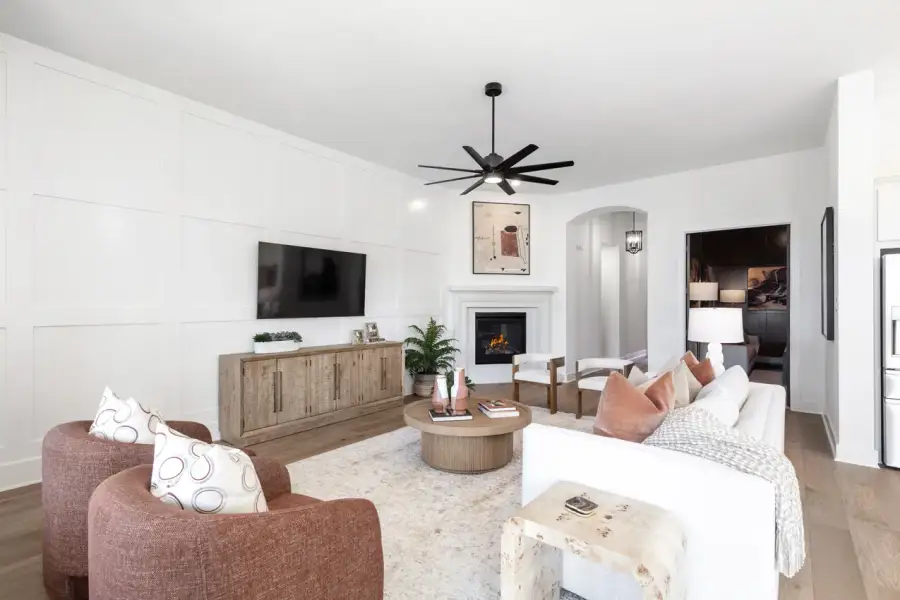 Representative Family Room - some options shown