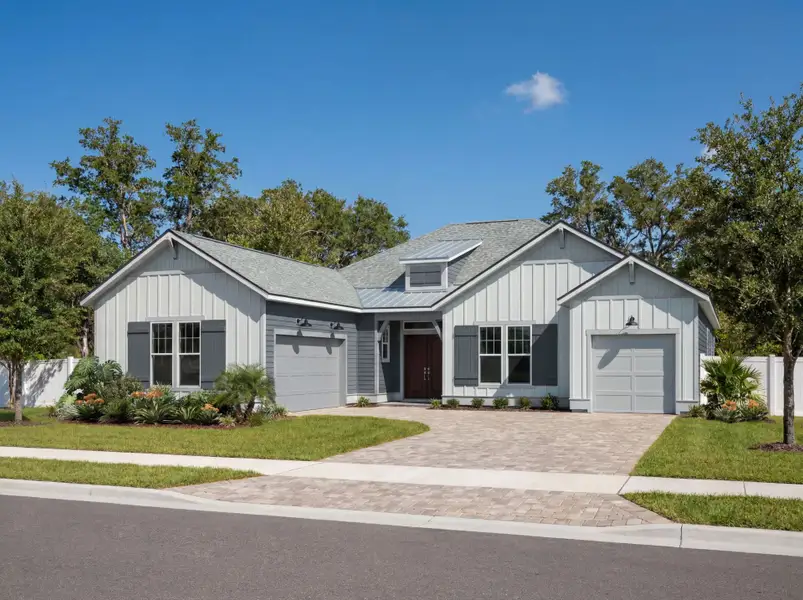 Representative exterior photo of a completed home built from the Carnegie by Pulte Homes in Oakmere, Jacksonville, FL (Image 3).