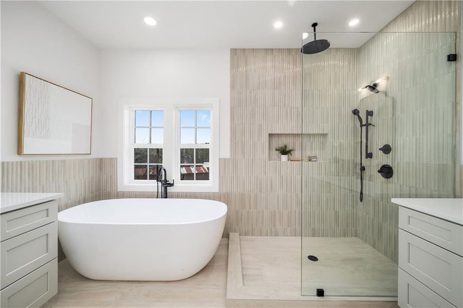 Furnished interior view inside a new home in , Milton (Image 12).