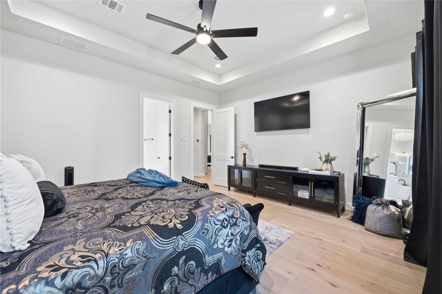 Furnished interior view inside a new home in Artavia, Conroe (Image 36).