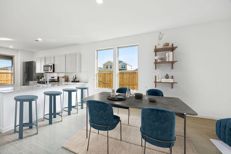 Furnished interior view inside a new home in Crosby Farms, Crosby (Image 6).