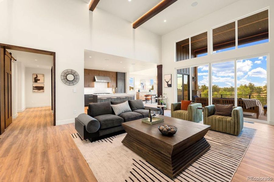 Furnished interior view inside a new home in , Parker (Image 27).