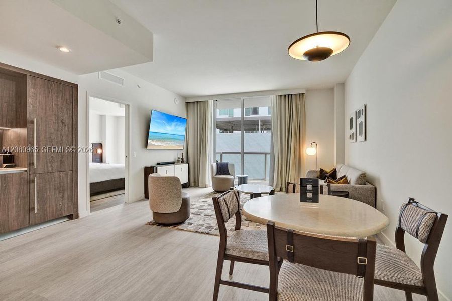 Furnished interior view inside a new home in , Miami (Image 20).