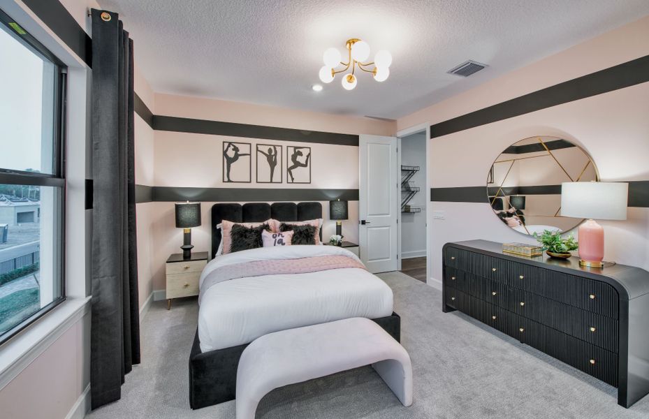 Furnished interior view inside a new home in Marigold, Davie (Image 2). Furnished interior view inside a new home in Marigold, Davie (Image 2).