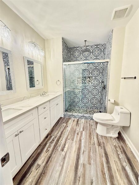 Furnished interior view inside a new home in , Cleveland (Image 6).