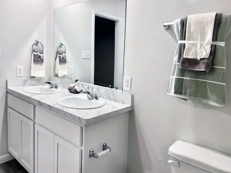 Representative furnished interior of a home built from the Taft by National HomeCorp in Canal Walk, Roanoke Rapids (Image 20).