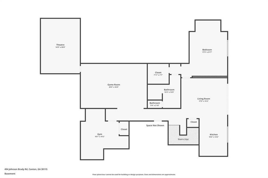 2D floor plan layout of this home in , Canton, GA (Image 7).