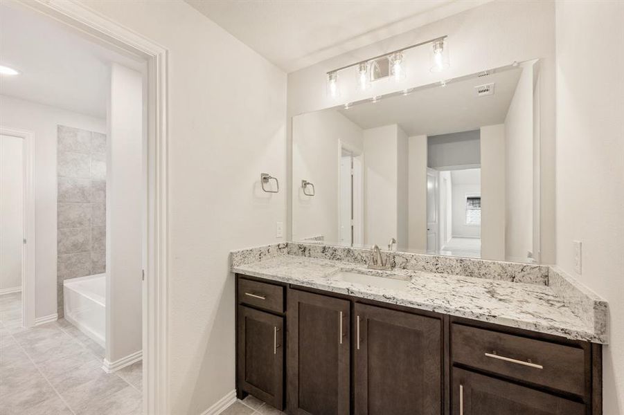 Furnished interior view inside a new home in Liberty, Melissa (Image 12). Furnished interior view inside a new home in Liberty, Melissa (Image 12).