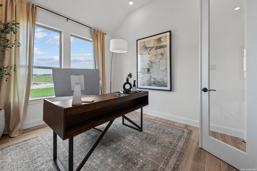 Furnished interior view inside a new home in Preserve at Annabelle Ranch, San Antonio (Image 10).