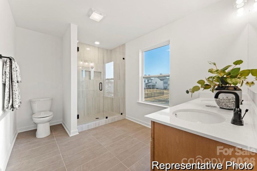 Furnished interior view inside a new home in , Statesville (Image 5).