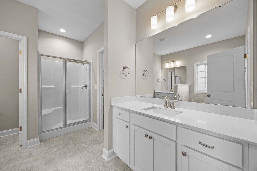 Furnished interior view inside a new home in Arbor Hills South II, Greenville (Image 11).