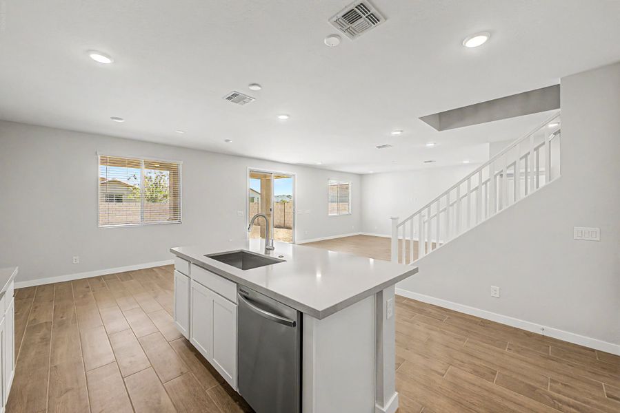 Furnished interior view inside a new home in Sunrise, Surprise (Image 3). Furnished interior view inside a new home in Sunrise, Surprise (Image 3).