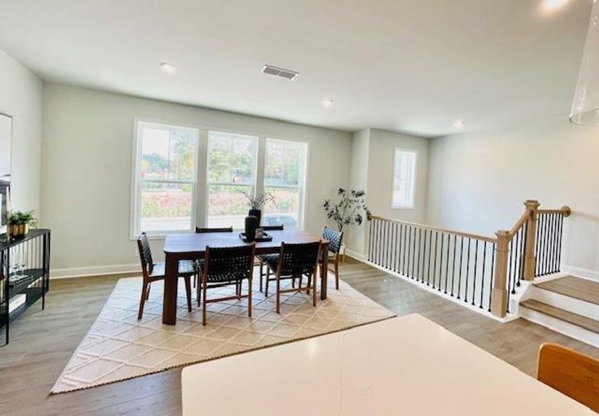 Furnished interior view inside a new home in Towne Village at Suwanee Dam, Sugar Hill (Image 16).