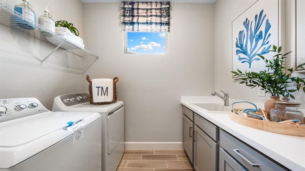Furnished interior view inside a new home in Esplanade at Wiregrass Ranch, Wesley Chapel (Image 35).