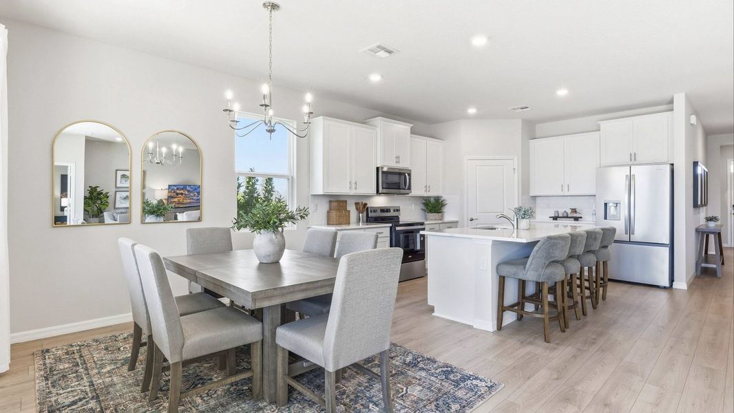 Furnished interior view inside a new home in Star Farms at Lakewood Ranch, Bradenton (Image 7).