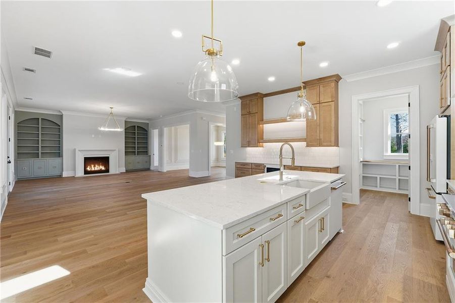 Furnished interior view inside a new home in , Marietta (Image 9).