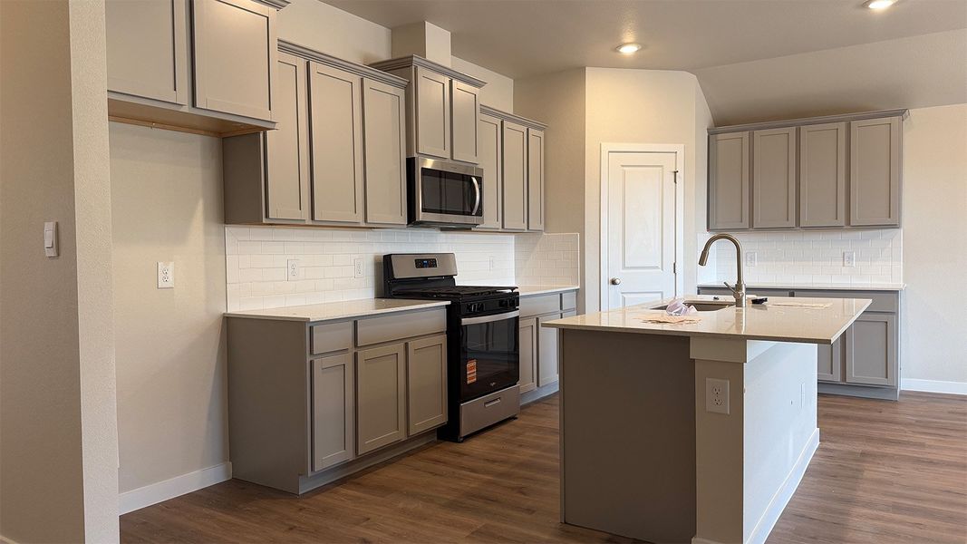 Furnished interior view inside a new home in The Lakes Northwest, Robstown (Image 5).