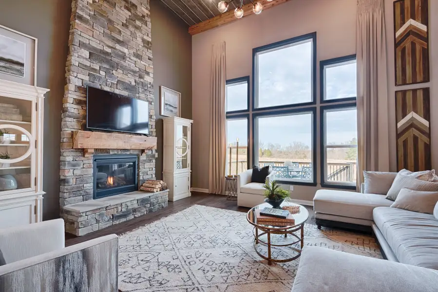 Representative furnished interior of a home built from the Paxton by Fischer Homes in Leeland Farms, Fuquay Varina (Image 16).