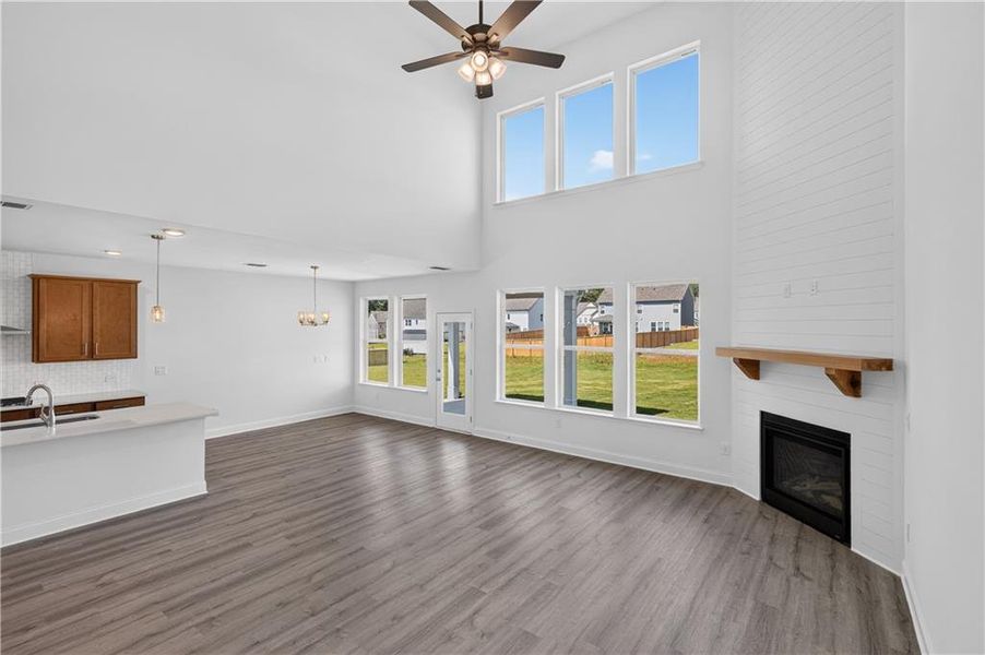 Spacious, unfurnished interior of a new home in Pickens Bluff, Hiram (Image 32).