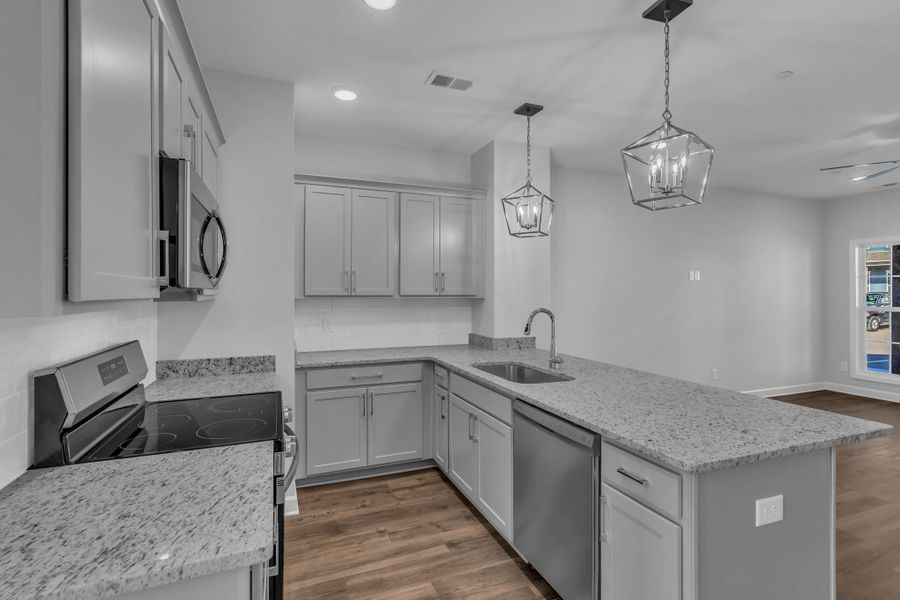 Furnished interior view inside a new home in Oxford Station, Gallatin (Image 7). Furnished interior view inside a new home in Oxford Station, Gallatin (Image 7).