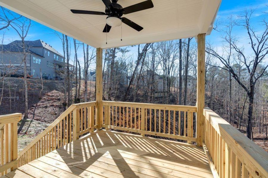Exterior details and patio area of a home in Carter Grove, Cartersville (Image 3).