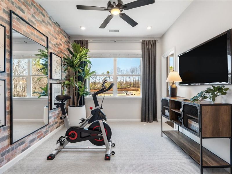 Furnished interior view inside a new home in Southmont, Charlotte (Image 16).
