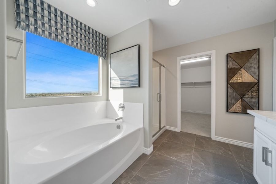 Furnished interior view inside a new home in Estrella, Goodyear (Image 19).
