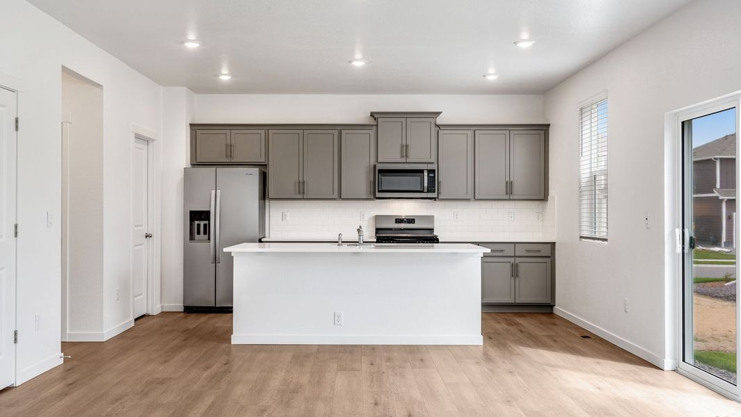Furnished interior view inside a new home in Silver Peaks, Lochbuie (Image 4).