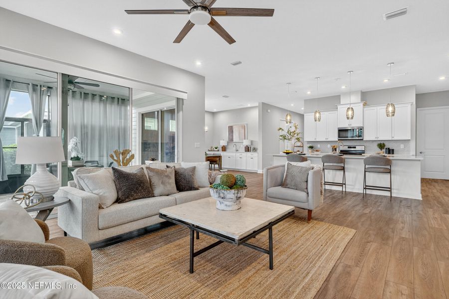 Furnished interior view inside a new home in , St. Johns (Image 14). Furnished interior view inside a new home in , St. Johns (Image 14).