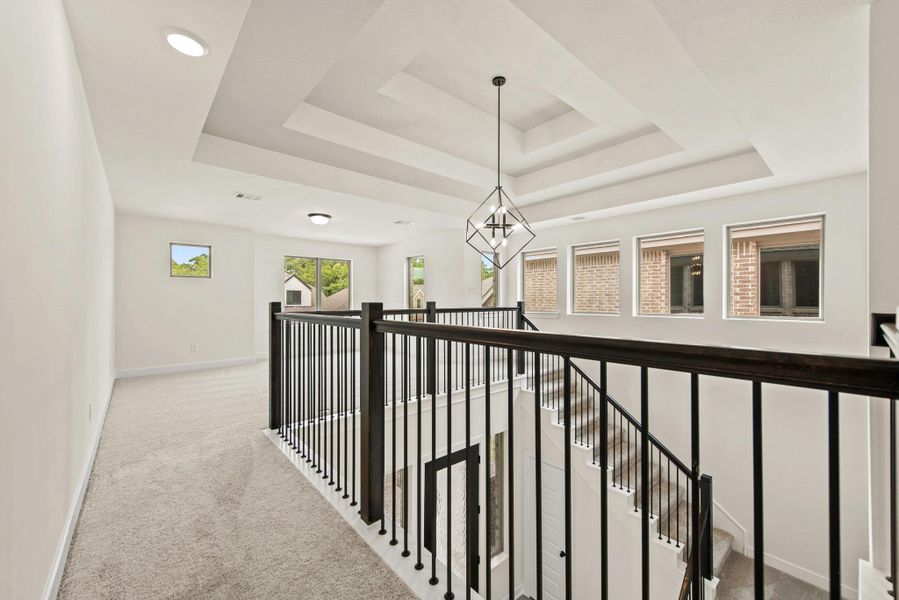 Spacious, unfurnished interior of a new home in The Groves - 45', Humble (Image 4).