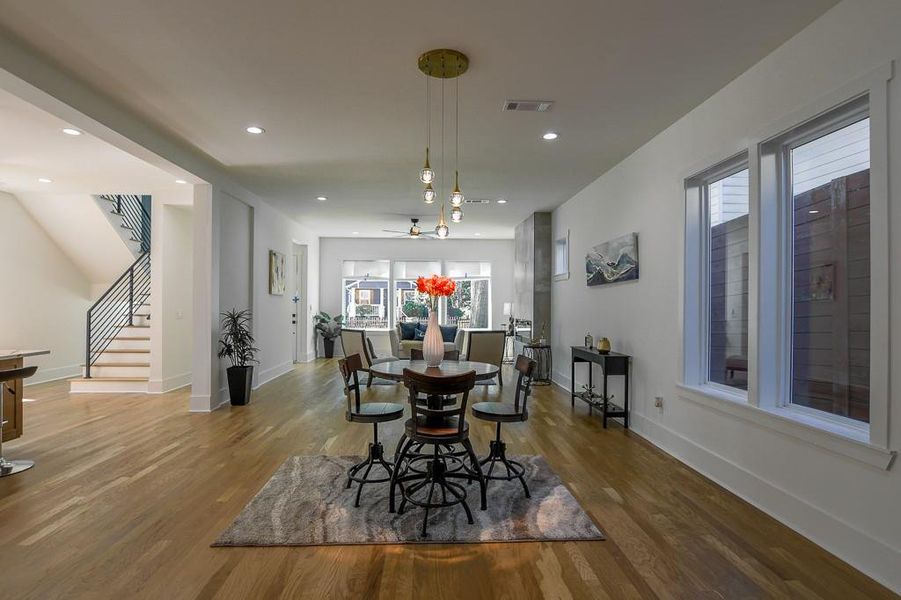 Furnished interior view inside a new home in , Atlanta (Image 41).