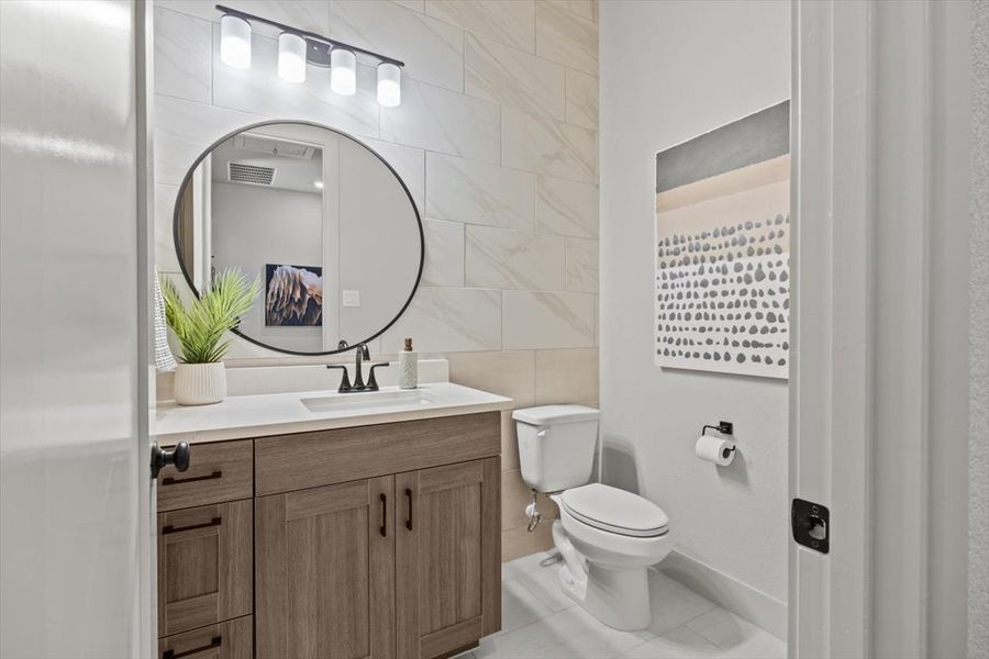 Furnished interior view inside a new home in Lariat, Liberty Hill (Image 10).