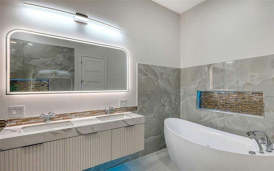 Furnished interior view inside a new home in , Sarasota (Image 9).