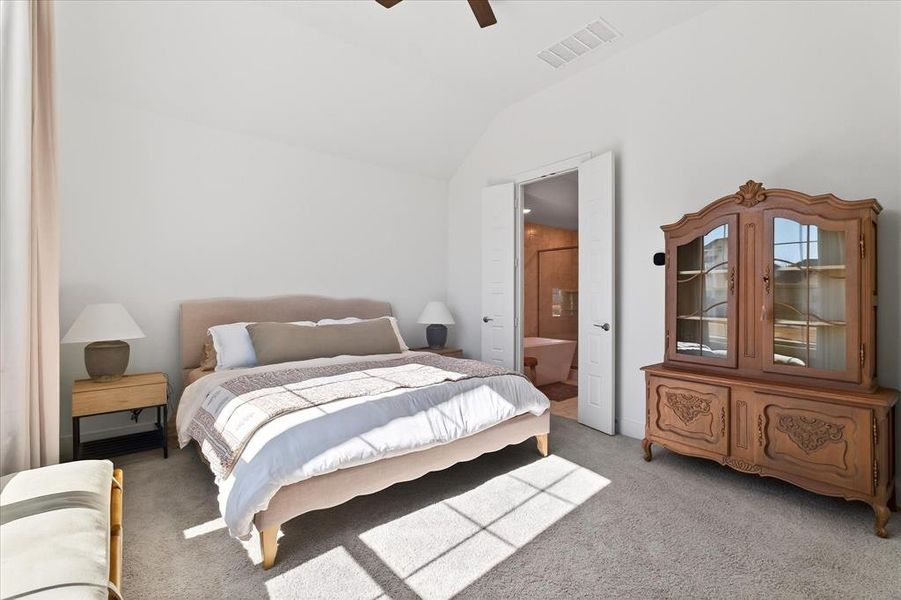 Furnished interior view inside a new home in Pecan Square, Northlake (Image 23).