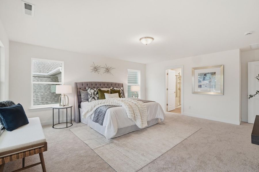 Furnished interior view inside a new home in Ashton Park, Monroe (Image 12).