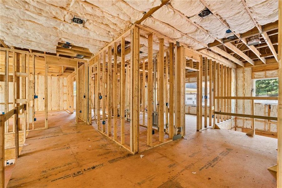 In-progress construction of a new home in , Hoschton, GA (Image 12).