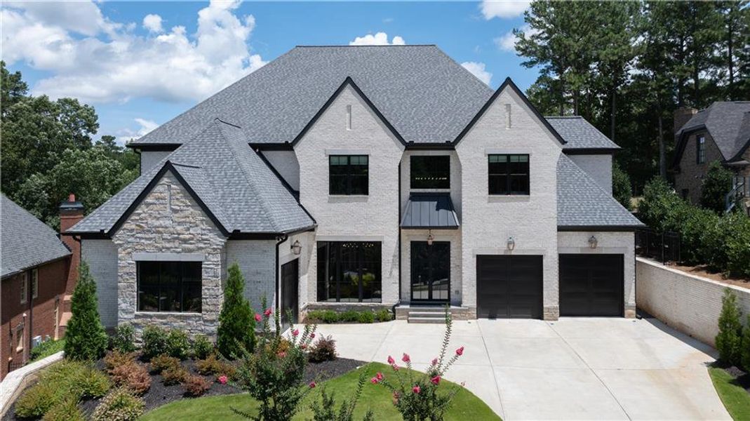 Front exterior of a new home in , Acworth, GA, highlighting curb appeal (Image 2).