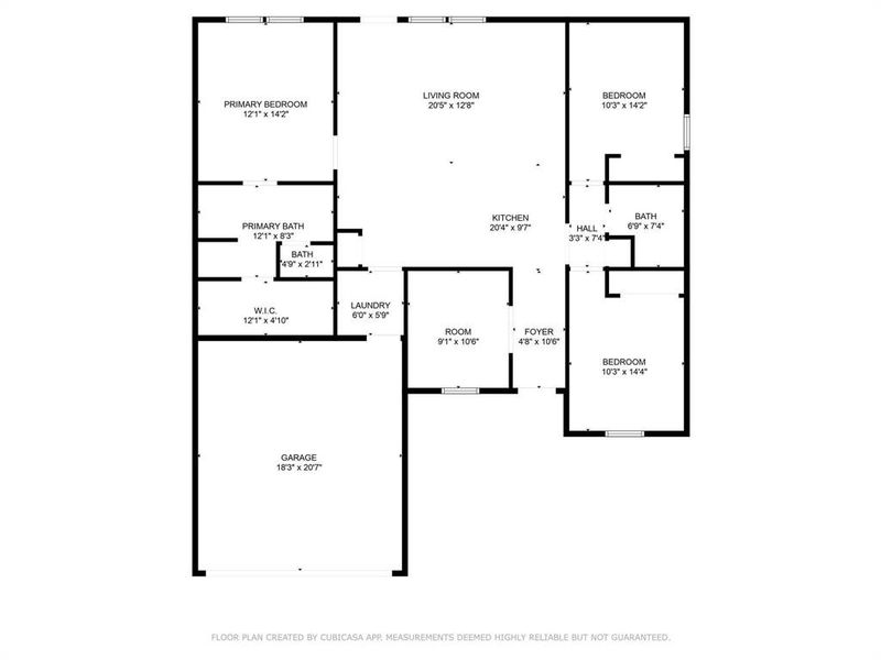 2D floor plan layout of this home in , East Tawakoni, TX (Image 4).