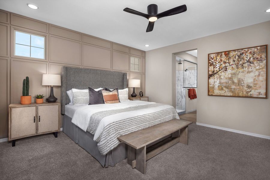 Representative furnished interior of a home built from the Sepia by Mattamy Homes in Empire Pointe, Queen Creek (Image 9).